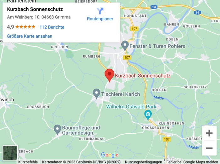 Kurzbach Sonnenschutz in Grimma