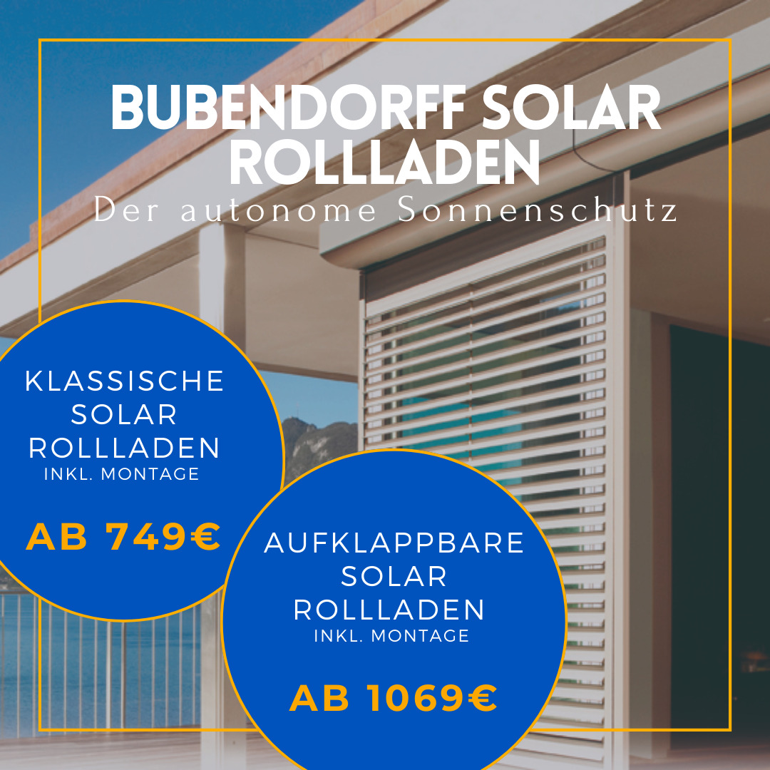 Solar Rollladen Preise